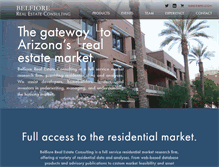 Tablet Screenshot of belfioreconsulting.com